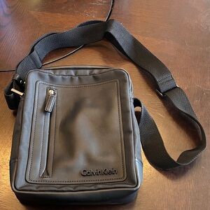 Calvin Klein Charcoal Men's Messenger Bag